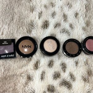 Various eyeshadow singles.
